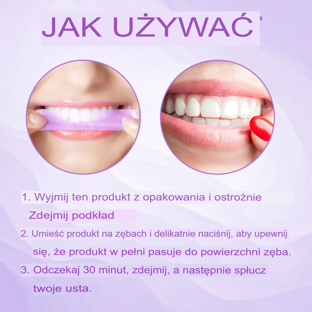 Fioletowe Paski Wybielające Zęby