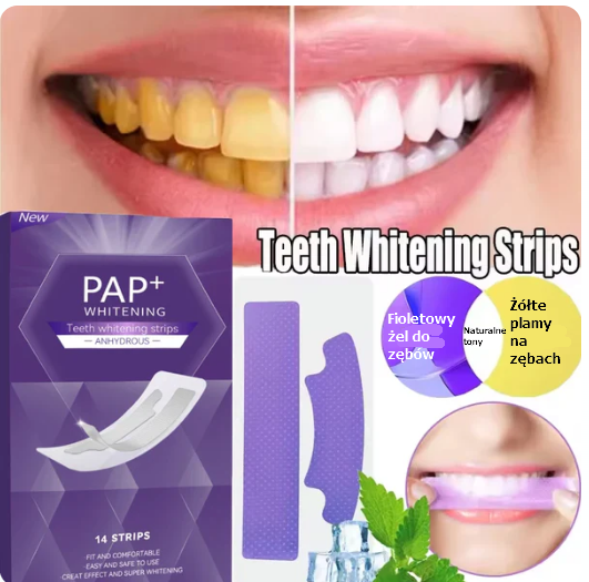 Fioletowe Paski Wybielające Zęby